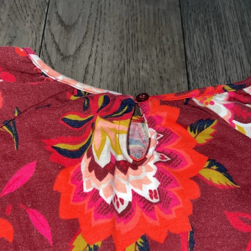 Old Navy toddler long sleeve flowey floral dress with stretch waist